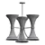 Elegant Six Light Chandelier 3D model small image 2