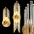 Sleek Crystal Wall Lamp 3D model small image 1