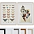 Butterfly Frame Set 330 - Modern Style with Classic Profile - 5 Colors - 70x50 Size 3D model small image 1