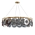 Contemporary Artistic Decor Chandelier 3D model small image 1