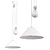 Elegant Aggregato Pendant Lamp 3D model small image 2