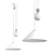 Elegant Aggregato Pendant Lamp 3D model small image 4