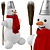 Charming Snowman Figurine 3D model small image 1