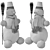 Charming Snowman Figurine 3D model small image 2