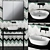 Stylish Bathroom Set: Velis Sink & Subway Tile 3D model small image 5