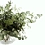 Elegant Bouquet Green 03 Floral Décor 3D model small image 5