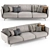 Nube Italia JOE Modern Sofa 3D model small image 1