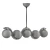 Elegant Reedway 5-Light Linear Pendant 3D model small image 2