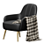 Genessee Accent Chair: Elegant and Comfortable 3D model small image 3