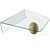 Sleek Globe Coffee Table 3D model small image 3