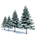 Blue Spruce (Picea pungens) - 3 Colors, Realistic 3D Model 3D model small image 2