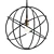 Sleek Sphere Pendant 3D model small image 1