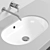 Olympia Oval Undermount Sink 3D model small image 1