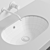 Olympia Oval Undermount Sink 3D model small image 2