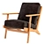 Brooks Lounge Chair: Stylish & Comfortable Seating 3D model small image 1