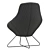 Contemporary Conic Lounge Chair 3D model small image 5