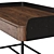 Cosmorelax Grotto Desktop: Elegant Wood and Metal Workstation 3D model small image 3