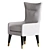 Barrett Winged Chair: Elegant Occasional Seating 3D model small image 3