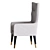 Barrett Winged Chair: Elegant Occasional Seating 3D model small image 4