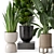 Ferm Living Bau Pot Large Set: Stylish Indoor Plants 3D model small image 4
