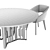 Bali Karen: Elegant Dining Set 3D model small image 7