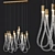  Elegant Raindrop Chandelier 3D model small image 1