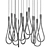  Elegant Raindrop Chandelier 3D model small image 2