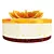 Tangy Orange Jelly Cake: Delectable Delight 3D model small image 2