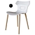 Papilio Shell Chair: Sleek Elegance 3D model small image 1