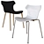 Papilio Shell Chair: Sleek Elegance 3D model small image 3