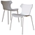 Papilio Shell Chair: Sleek Elegance 3D model small image 4