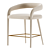 Modern White Counter Stool 3D model small image 1