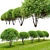 Ethereal Elegance: Graceful Sphere Shaped Trees 3D model small image 2