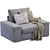 Stylish Kivik Armchair by Ikea 3D model small image 3