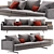 Luxury Massaud Sofa: Perfect Blend of Comfort and Design 3D model small image 1