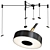 Modern Strain Pendant Light 3D model small image 1