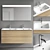 Modern Duravit L-Cube Vanity Set 3D model small image 1