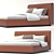 Elegant Laskasas Harry Bed 3D model small image 2