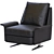 Minotti Spencer Armchair: 2 Colors 3D model small image 3