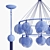 Skye Chandelier: Contemporary Elegance Illuminated 3D model small image 3