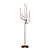 Gilded Cactus: Elegant Floor Lamp 3D model small image 1