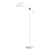 Elegant Mid-Century Marble Floor Lamp 3D model small image 1