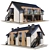 Modern Cottage V3: High-Quality 3D Model 3D model small image 1