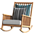 Modern Rocking Chair: Gervasoni InOut 3D model small image 2