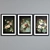 Modern Floral Oil Painting Picture Frame Set 3D model small image 5
