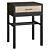 Elegant Ajana Accent Table: 1 Drawer Glamorous Design 3D model small image 1