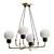 Andresa Chandelier: Elegant 4-ball Lighting 3D model small image 1