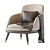 Modern Misool Armchair: Stylish and Comfortable 3D model small image 2