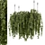 Metal Box Hanging Plants - Set 445 3D model small image 1