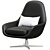 SVEVA SOFT Swivel Armchair  3D model small image 1